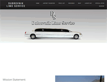 Tablet Screenshot of dubrovniklimoservice.com